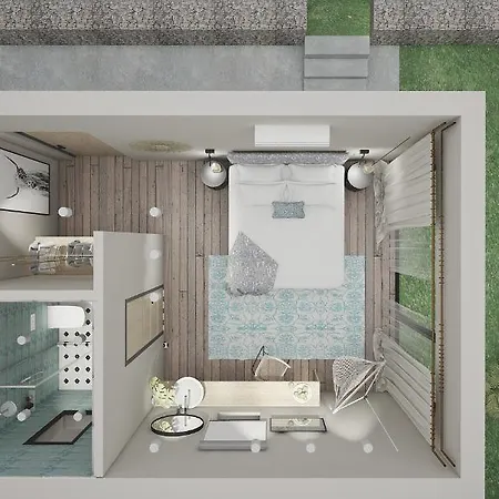 Maregold Mykonos Micro-boutique Suites, Adults Only Oda ve Kahvaltı Elia (Mykonos)